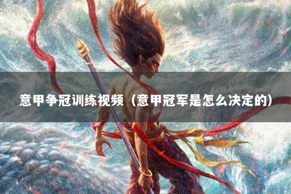 意甲争冠训练视频（意甲冠军是怎么决定的）